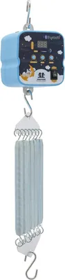 Produktbild von Controller für Babyschaukel - Elektrischer Federwiegen-Motor - 9 Stufen - Einstellbarer Timer - Auf/Ab-Bewegung - 7 Federn - 0–12 Monate - Blau