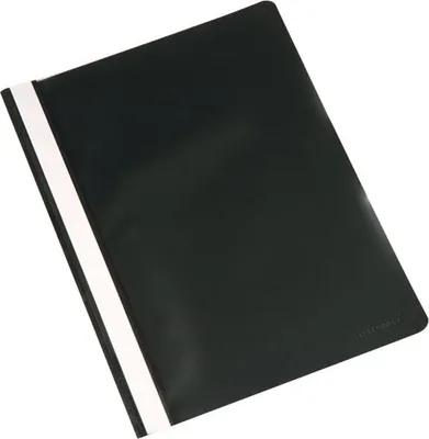 Image de Attaches plastiques Q-Connect, A4, noires, 50 pièces