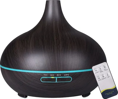 Produktbild von Diffuser, Aroma Diffuser, 550ml, Aroma Ultraschall-Vernebler, (Schwarz)