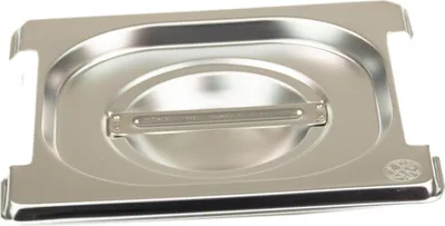 Immagine prodotto di Coperchio GN gastronorm 1/6 con incavo per cucchiaio in acciaio inox GVK ECO
