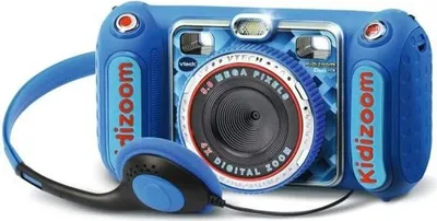 Produktbild von VTech Kidizoom Duo DX Kinder Kamera, Blau, Doppelobjektiv, Augmented Reality Spiele, 3-12 Jahre