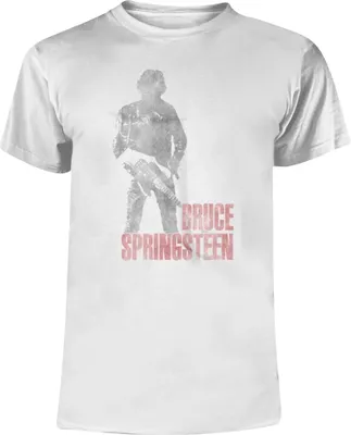 Produktbild von Bruce Springsteen - "Hologram" T-Shirt für Herren/Damen Uni PH402 (XL) (Weiß)