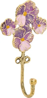 Produktbild von Doing Goods Valery Violet Field Haken - Gold Shiny | Sontige Dekoartikel