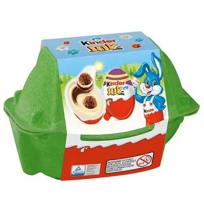 Produktbild von Kinder Joy 2 čokoládové vajíčka s lahodnou mliečnou kakaovou náplňou 40g