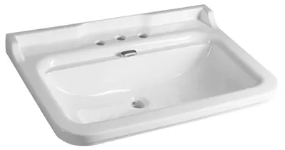 Produktbild von Kerasan WALDORF Keramik-Waschtisch 80x55cm, 3 Armaturlöcher, weiß