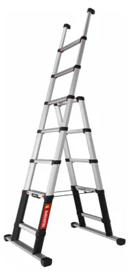 Produktbild von Zarges Teleskop Kombileiter 7 Stufen