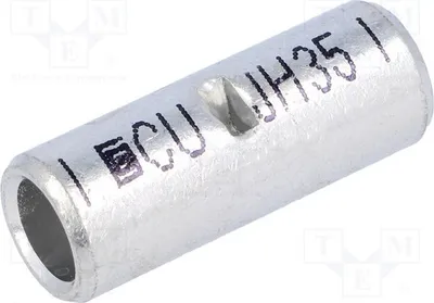 Produktbild von 1x Kabelschuh: Stoßverbinder Kupfer 35mm2  verzinnt VA03-0039 JH35 Klemmszen und S