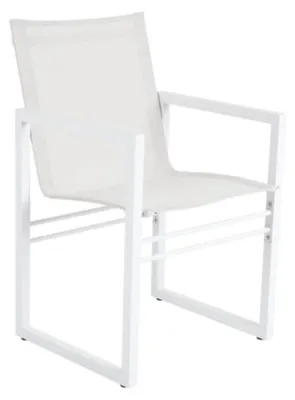 Produktbild von Stuhl Vevi 57 x 89 x 54 cm Aluminium Weiß