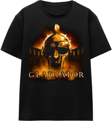 Productafbeelding van Gladiator - T-shirt "My Name Is" voor heren/dames, uni model, TV15708 (maat M) (zwart)