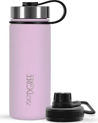 Produktbild von 720°DGREE Isolier Trinkflasche noLimit Edelstahl mit Sportdeckel flieder 0,5l