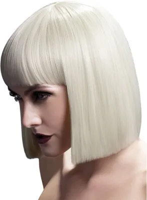 Produktbild von Blunt Cut hellblond - Kostüm Perücke für Fasching
