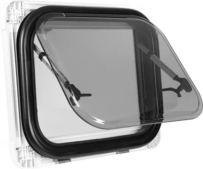 Produktbild von Wohnmobil-Fenster aus Aluminiumlegierung, maximaler Öffnungswinkel von 45°, herausschiebbar, für Wohnmobil-Anhänger