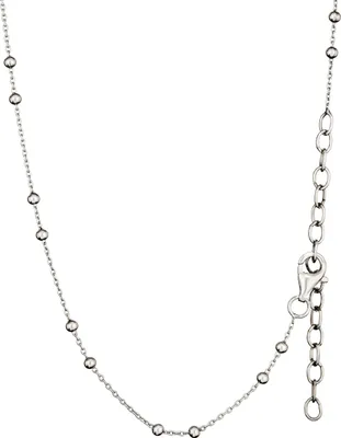 Produktbild von Längenverstellbare Kugelkette 40+5cm 925 Silber Halskette 2mm breit Damen
