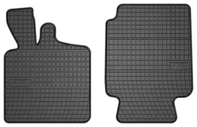 Immagine prodotto di Tappetini auto in gomma adatto per Smart ForTwo I (1998-2007, hatchback) neri, set 2 pz, con fissaggi