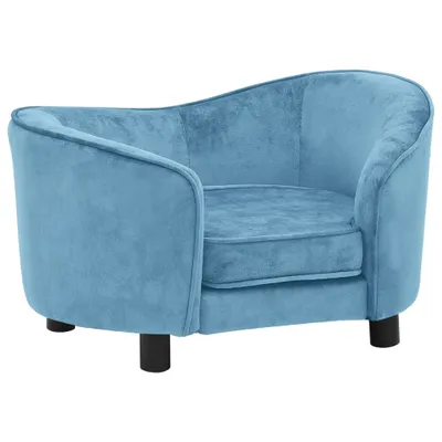Produktbild von vidaXL Hundesofa Türkis 69x49x40 cm Plüsch