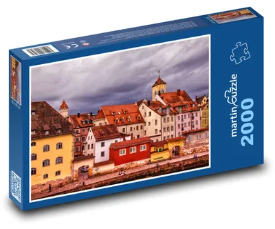 Produktbild von Puzzle 2000 Historisches Zentrum von Regensburg - martinpuzzle