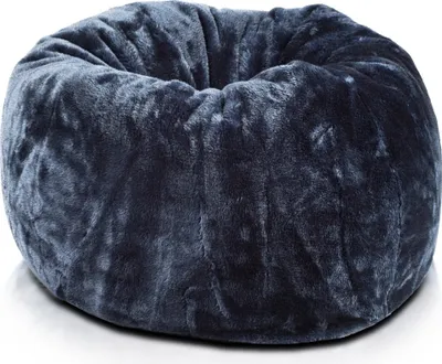 Produktbild von Sitzsack Pouf Bodenkissen Sitz Bean Bag Chair Sitzkissen Chillkissen; Dunkelblau