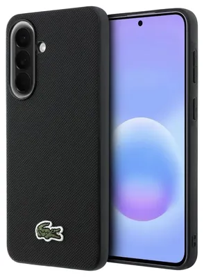 Obrázok produktu pre Lacoste Iconic Petit Pique tkané logo MagSafe púzdro pre Samsung Galaxy A57 čierne