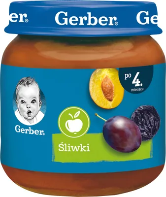 Zdjęcie produktu dla Gerber Śliwki po 4 miesiącu 125 g