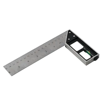 Produktbild von Anschlag- und Gehrungswinkel mit Wasserwaage 150 mm