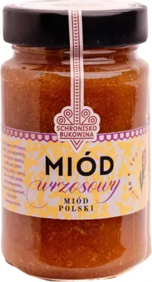 Zdjęcie produktu dla Miód wrzosowy 240ml/315g - Schronisko Bukowina