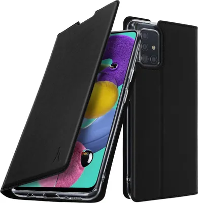 Produktbild von Akashi ALTFA51BLK, Flip case, Samsung, Galaxy A51, 16,5 cm (6.5"), Schwarz