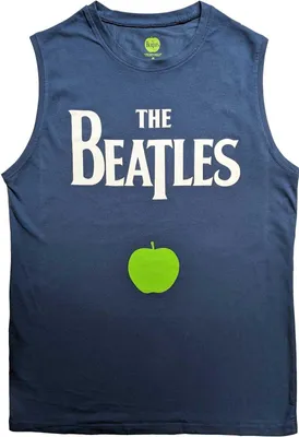 Produktbild von The Beatles - Ärmelloses Oberteil Logo für Herren/Damen Uni RO5737 (M) (Jeansblau)