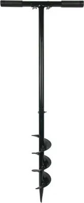 Produktbild von Hand Erdbohrer 100 cm Stahl Kunststoff Griff Garten Arbeit Werkzeug Erd Bohrer