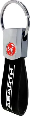 Produktbild von Abarth Offizielle Schlüsselanhäng, Schwarz mit Rotem Skorpion
