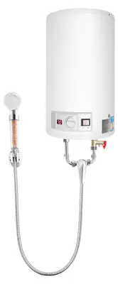 Image de Chauffe-eau électrique, puissance 2000 W, écran LED, blanc