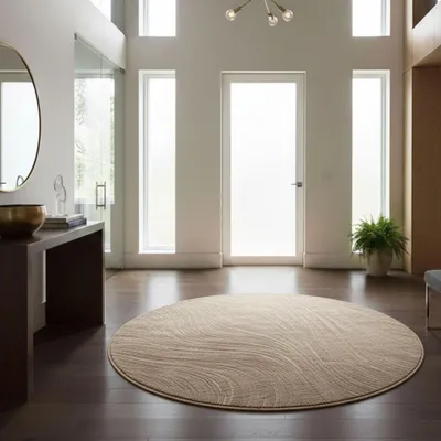Produktbild von Teppich Wohnzimmer Teppich Schlafzimmer, flur, küche Kurzflor Boho Design Unifarbe Hoch-Tief-Effekt Modern 3D Weich