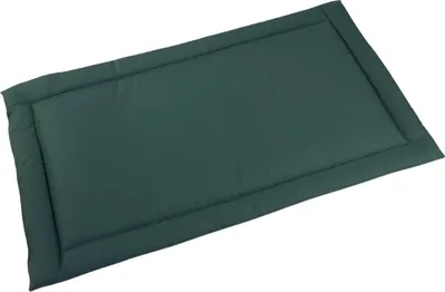 Zdjęcie produktu dla Wodoodporne legowisko dla psa rozmiar 120x75 cm – trwałe, łatwoczyszczące, codura, mata dla małych, średnich i dużych psów, do domu i na zewnątrz – kolor butelkowa zieleń