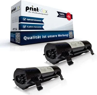 Produktbild von 2x kompatible Tonerkartuschen Panasonic KXFLB851G KXFLB852 KXFLB853 KXFLB858 KXFLB880Series KXFLB881 KXFLB882 KXFLB883 KXFLB888 KXFA85X Schwarz Black Office Quantum Serie