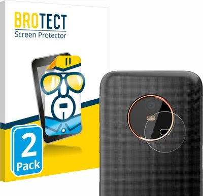 Produktbild von 2x Für Gigaset GX6 Pro (NUR Kamera) Schutzfolie BROTECT Displayschutz Display Schutz Folie Klar Transparent