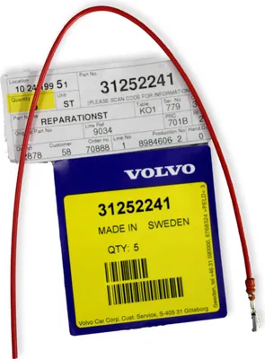 Zdjęcie produktu dla Wtyczka złącza VOLVO 1,0 mm2 Naprawczy blok PIN 0,4 mm OE 31252241