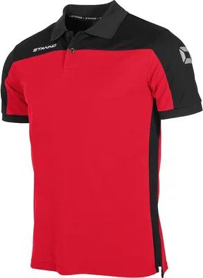 Produktbild von Stanno Pride Poloshirt Herren - Rot / Schwarz  | Größe: L