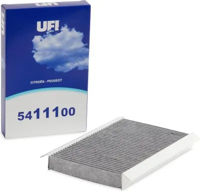 Produktbild von UFI 54.111.00 Innenraumfilter Pollenfilter passend für PEUGEOT 308 SW I (4E, 4H) Aktivkohle