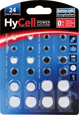 Immagine prodotto di HYCELL 1516-0003 Set di celle a bottone
