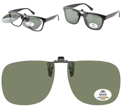 Produktbild von Montana C7A Klappbare Polarisierende Sonnenbrillen-Aufsätze Grün