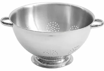 Immagine prodotto di Stalgast colino rotondo in acciaio inox 37,5 cm - manici - scolapasta per cucina  - opaco