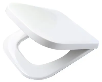 Produktbild von VIGOUR derby WC-Sitz Duroplast Weiß mit Edelstahlscharnier
