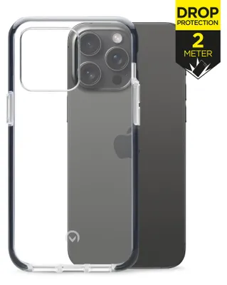 Immagine prodotto di Custodia rigida Mobilize Shatterproof per iPhone 15 Pro Max - Resistente agli urti - Trasparente / Nero