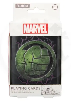 Zdjęcie produktu dla Karty do gry Marvel w puszce z Hulkiem