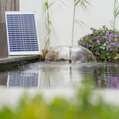 Image de Solarmax 1000 - Pompe de bassin avec panneau solaire
