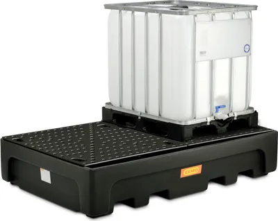 Zdjęcie produktu dla Wanna Wychwytowa Podstawa Pod 2 Zbiorniki Ibc 1100L Plastikowa Pe Cemo 10952