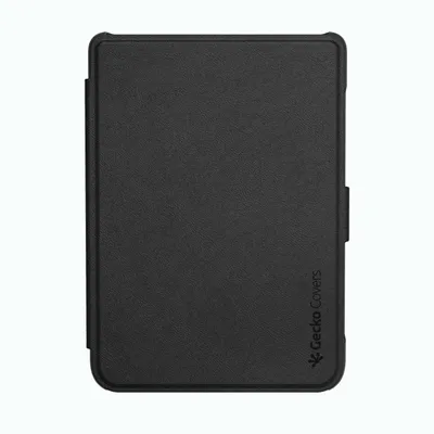 Produktbild von Gecko Covers Easy-Click 2.0, Folio, Schwarz, 15,2 cm (6"), Polyurethan (PU), 15,2 cm (6"), Staubresistent, Kratzresistent