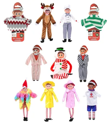 Elfenkostüm für Weihnachtselfen – 1 Überraschungskostüm