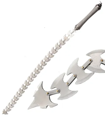 Produktbild von Schlangenschwert aus Stahl mit Klinge und Plakette
