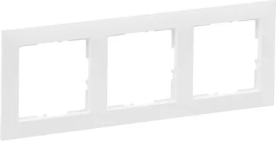 Immagine prodotto di telaio bianco a 3 ingressi 225x83x9,8 IP20 Suno LEGRAND 721503