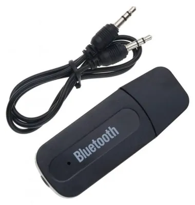 Zdjęcie produktu dla Adapter Odbiornik Audio USB z Bluetooth Techstar® A2DP, Jack 3.5mm, Nadajnik AUX, Czarny